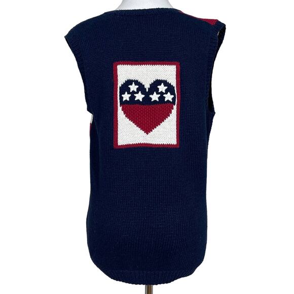 Vintage SZ S Marisa Christina Hand Knitted Sweater Vest - Picture 5 of 7